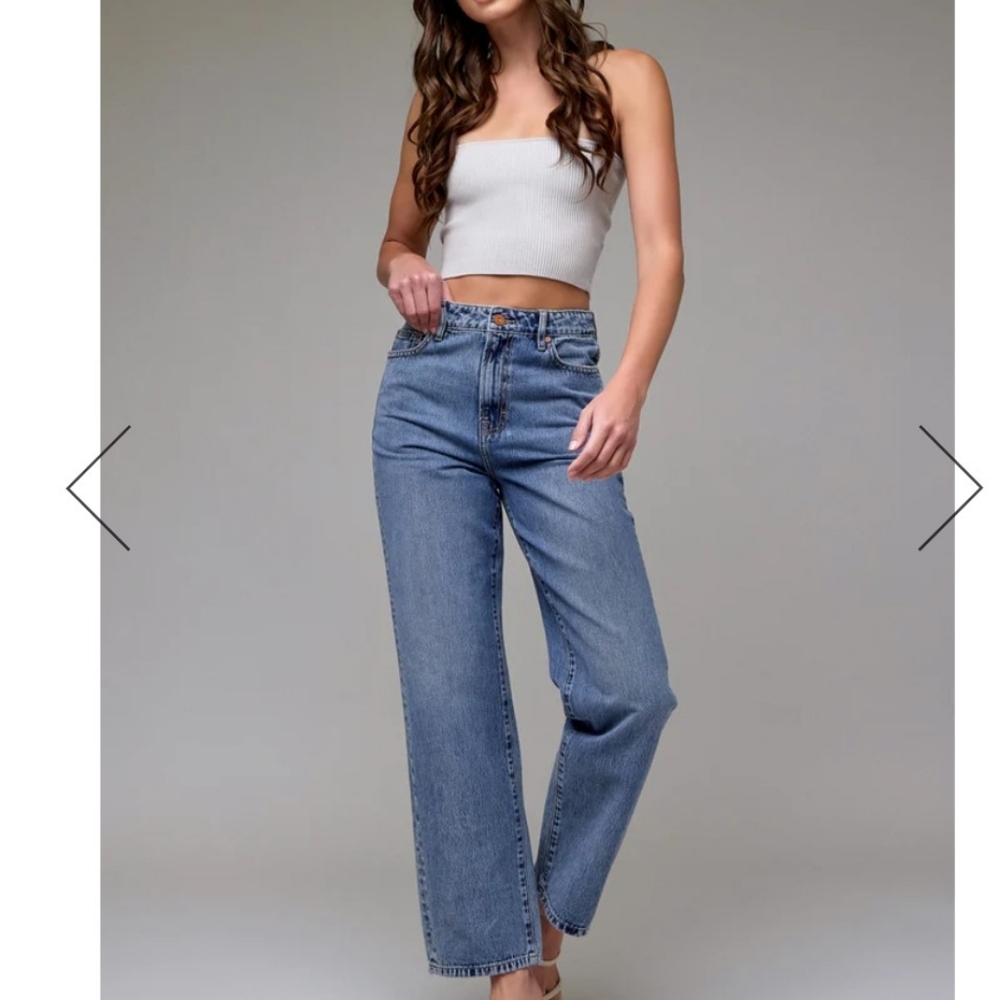 Hidden Los Angeles Clean Classic High Rise Straight Jeans